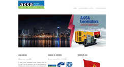 Desktop Screenshot of generatorsangola.com